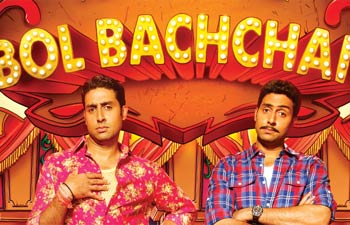 Seeing Double – Abhishek Bachchan plays his namesake in Bol Bachchan